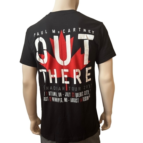 Paul McCartney Graphic Band Tour Shirt t-Shirt Out There Tour Canada NWOT - Picture 3 of 7